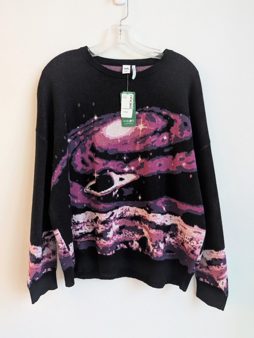 NWT TWIK (Simons) Galaxy Print Knit Sweater | XL